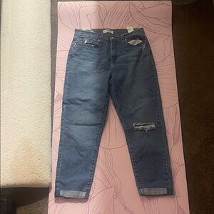 Blue Distressed Jeans